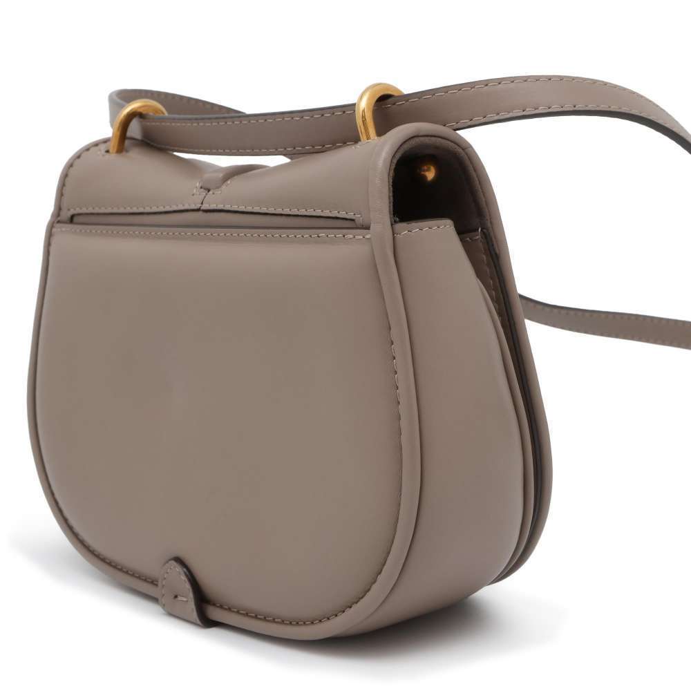 Fendi Leather Small Bag Greige Shoulder Bag Camon